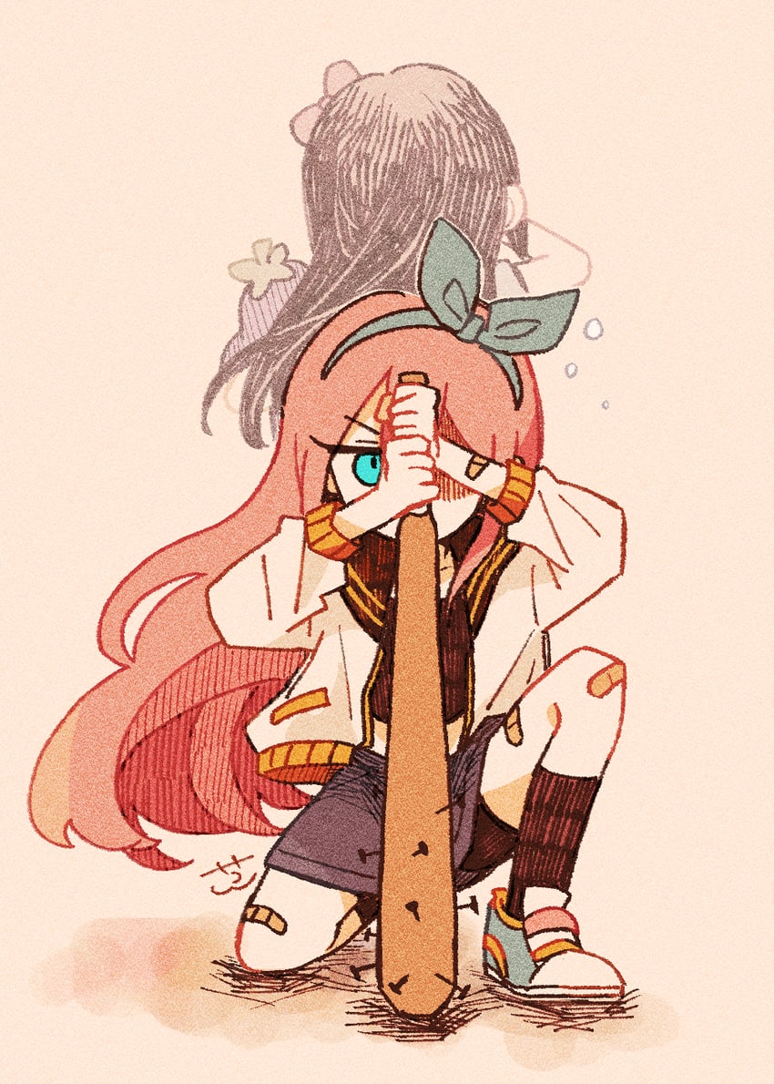 aubrey and mr. plantegg (omori) drawn by o_tori_mhyk