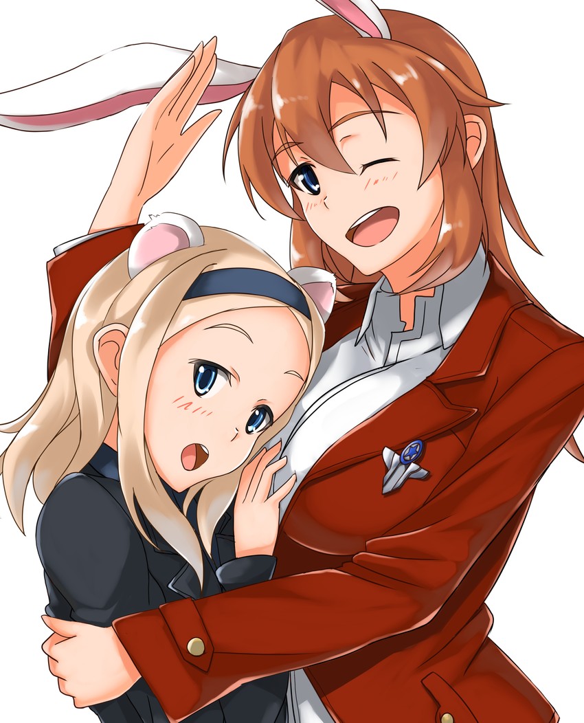 charlotte e. yeager and aleksandra i. pokryshkin (world witches series and 2 more) drawn by hiroshi_(hunter-of-kct)