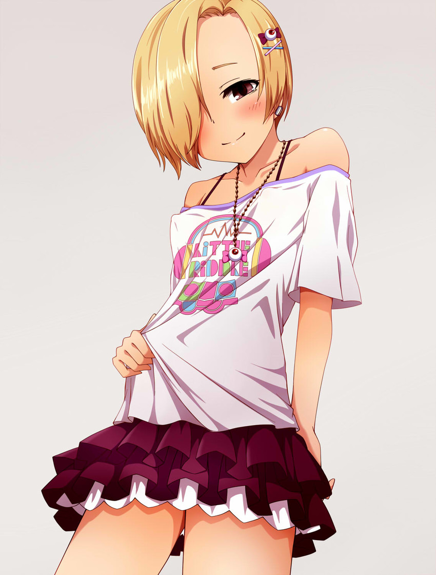 shirasaka koume (idolmaster and 2 more) drawn by hadome