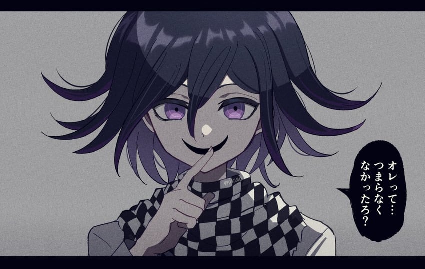 oma kokichi (danganronpa and 1 more) drawn by mikao_(eanv5385)