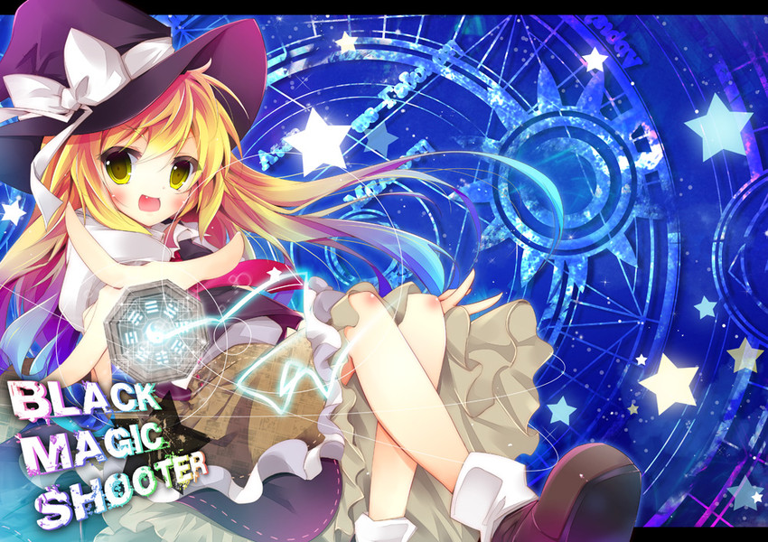 kirisame marisa (touhou) drawn by nanamomo_rio