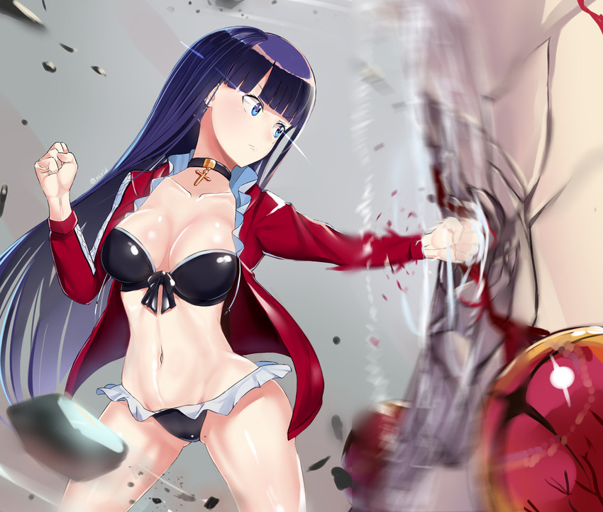 martha and demon pillar (fate and 1 more) drawn by i.f.s.f