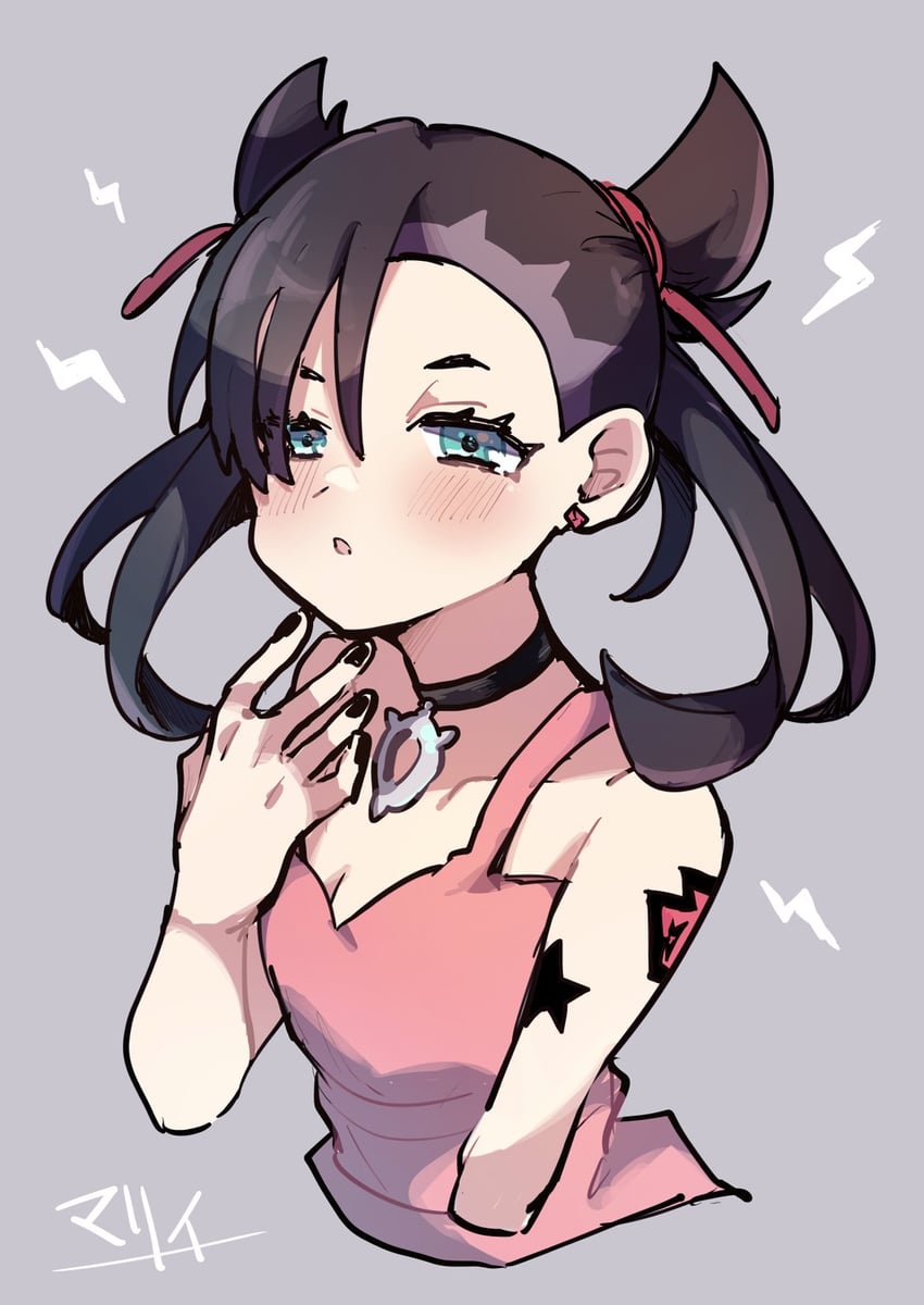 marnie (pokemon and 1 more) drawn by shiba_dzuke
