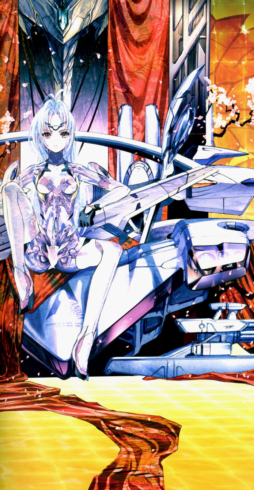 kos-mos (xenosaga and 1 more) drawn by choco_(chocolate_shop)