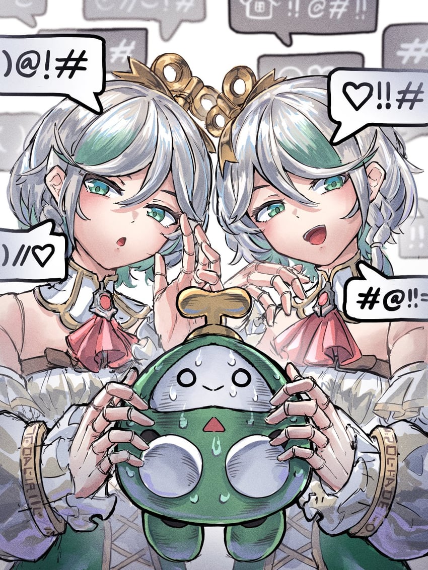 cecilia immergreen and otomo (hololive and 1 more) drawn by laznia