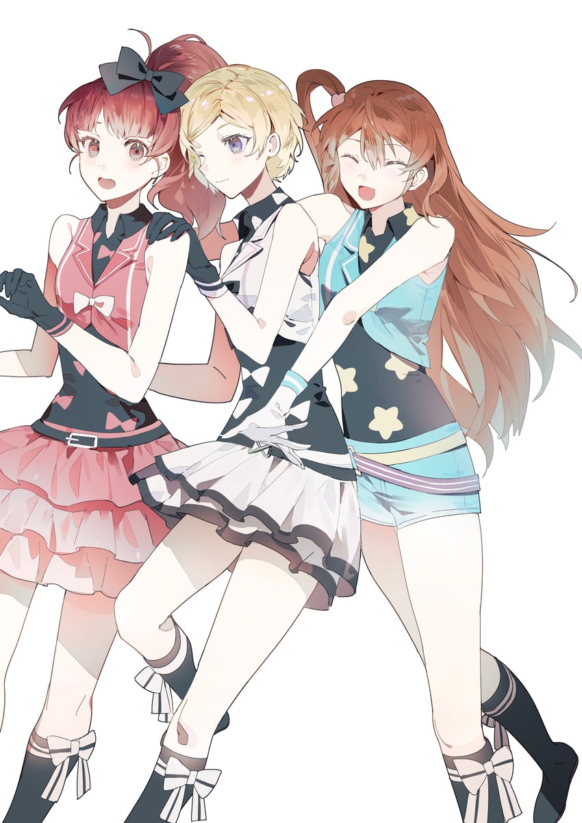 harune aira, amamiya rizumu, and takamine mion (pretty series and 2 more) drawn by morgue_(southsakura)