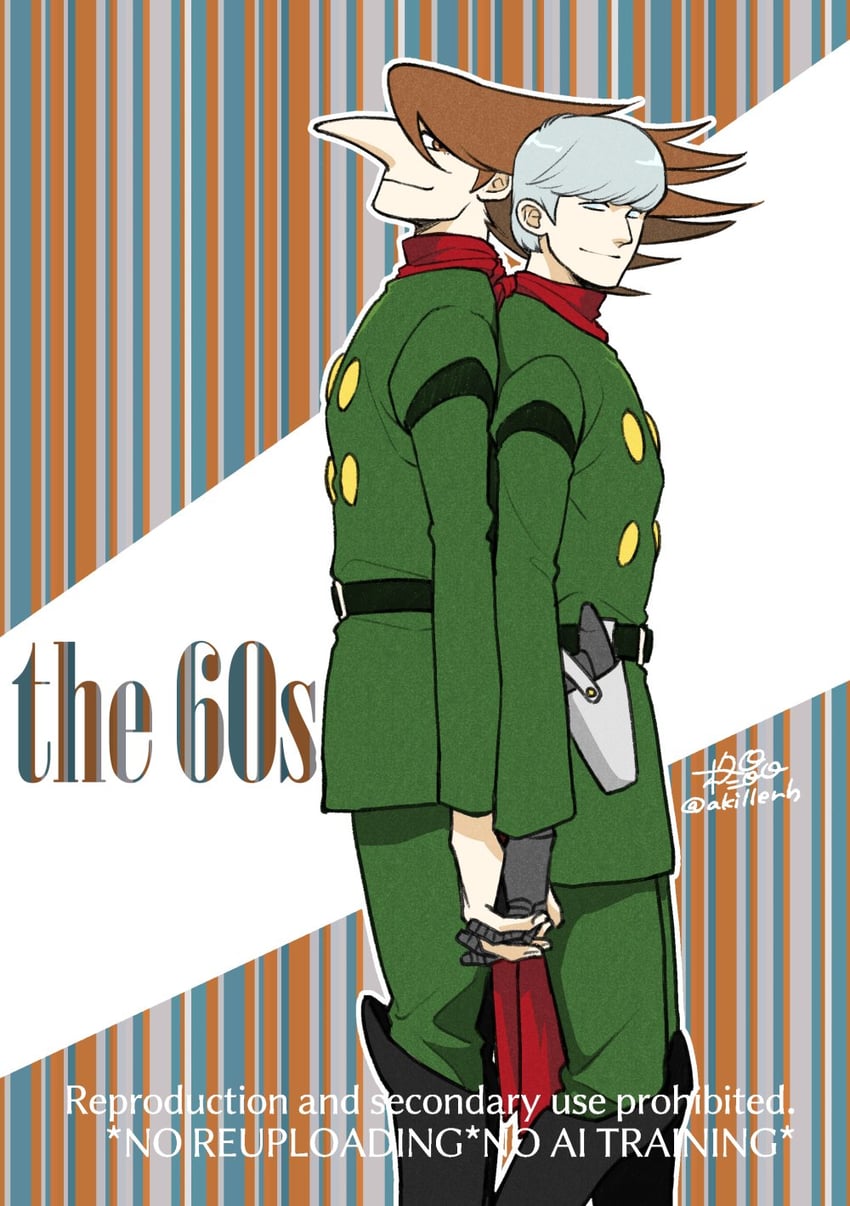 jet link and albert heinrich (cyborg 009) drawn by dragon-inn
