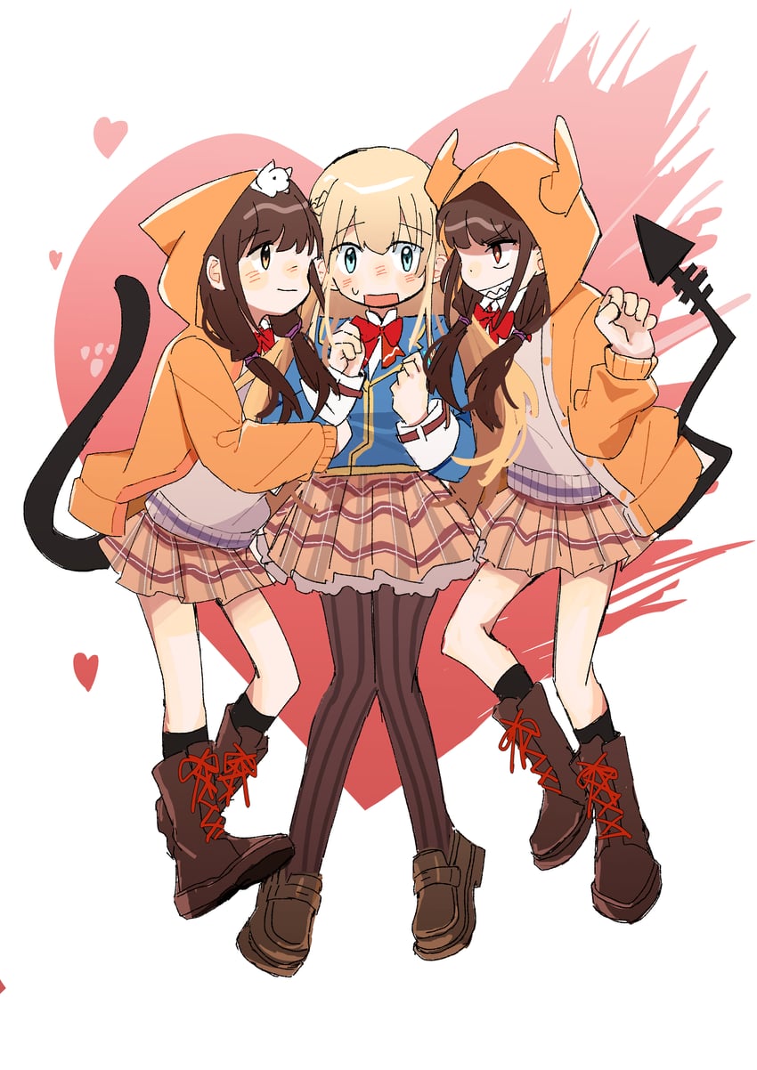 asakura karen and toujou tsukasa (heaven burns red) drawn by u_yufei