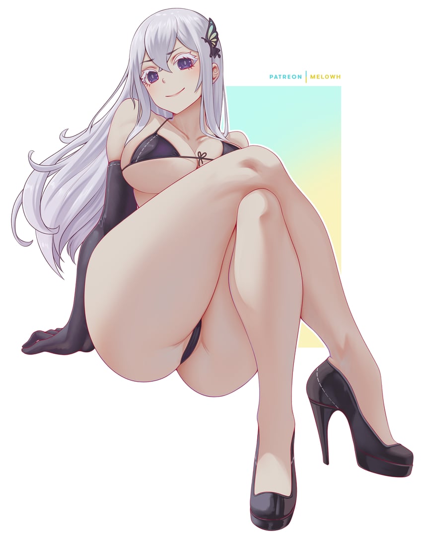 echidna (re:zero kara hajimeru isekai seikatsu) drawn by melowh