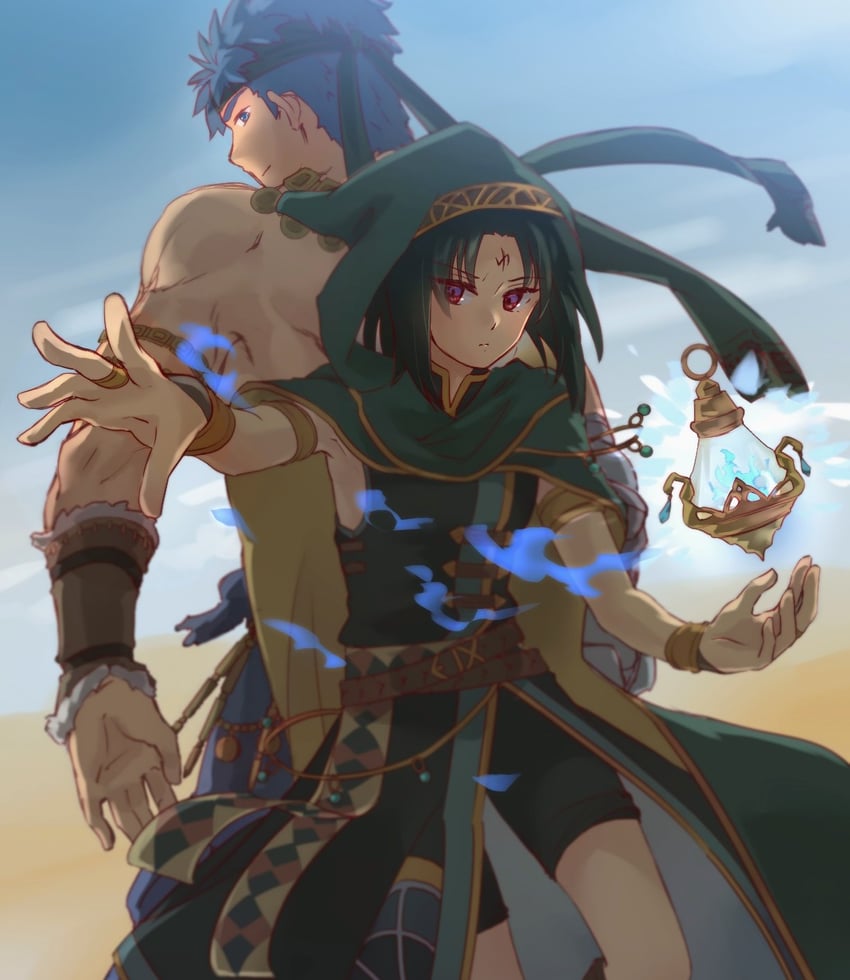 ike and soren (fire emblem and 2 more) drawn by kezamatai