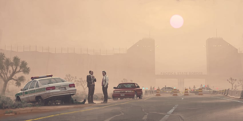 the electric state drawn by simon_stalenhag