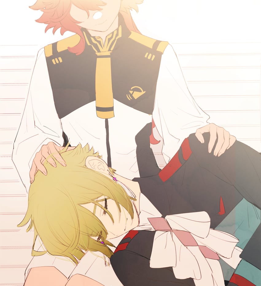 suletta mercury and elan ceres (gundam and 1 more) drawn by hinamori_(m_nmy01)