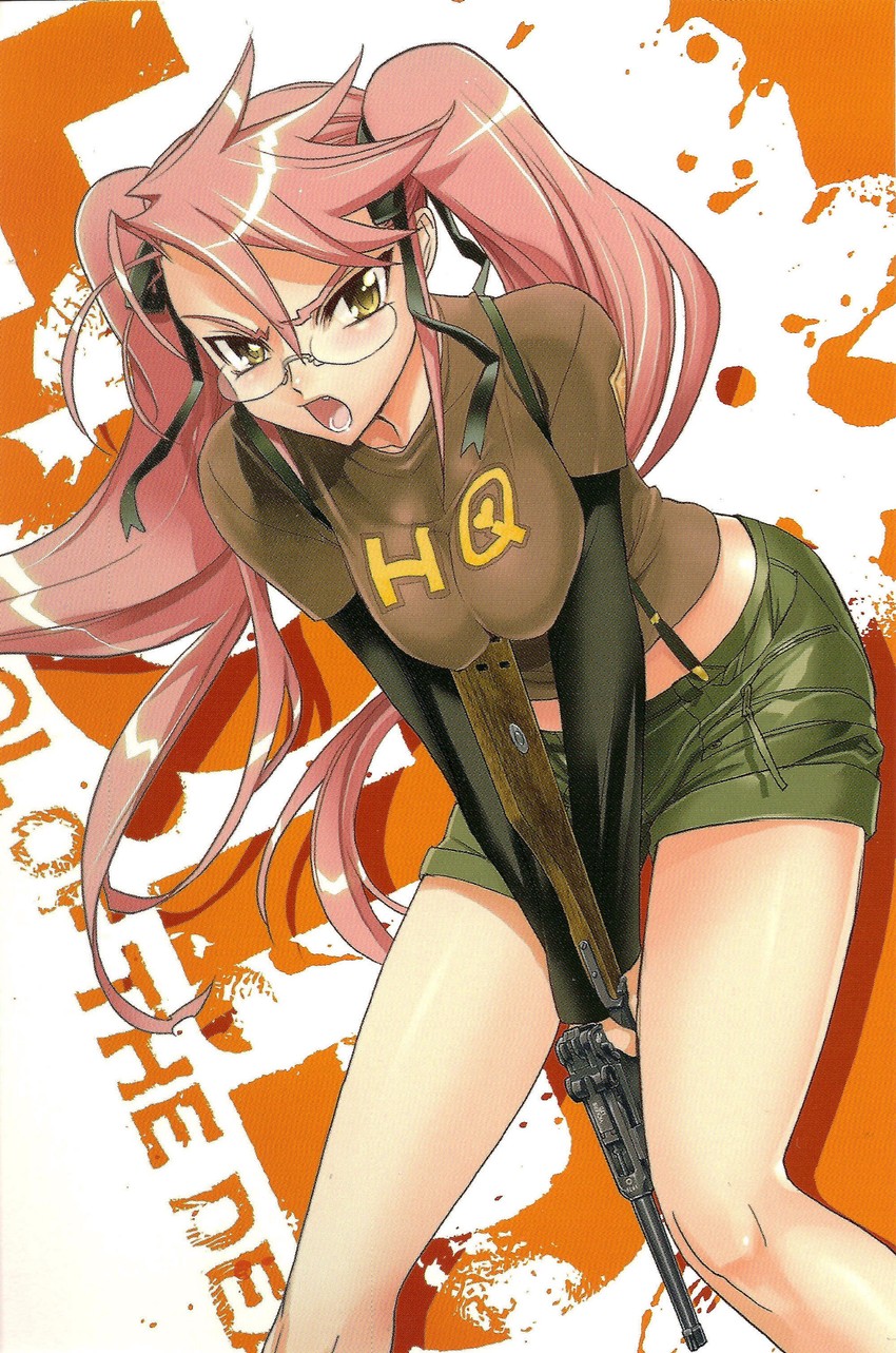 takagi saya (highschool of the dead) drawn by satou_shouji
