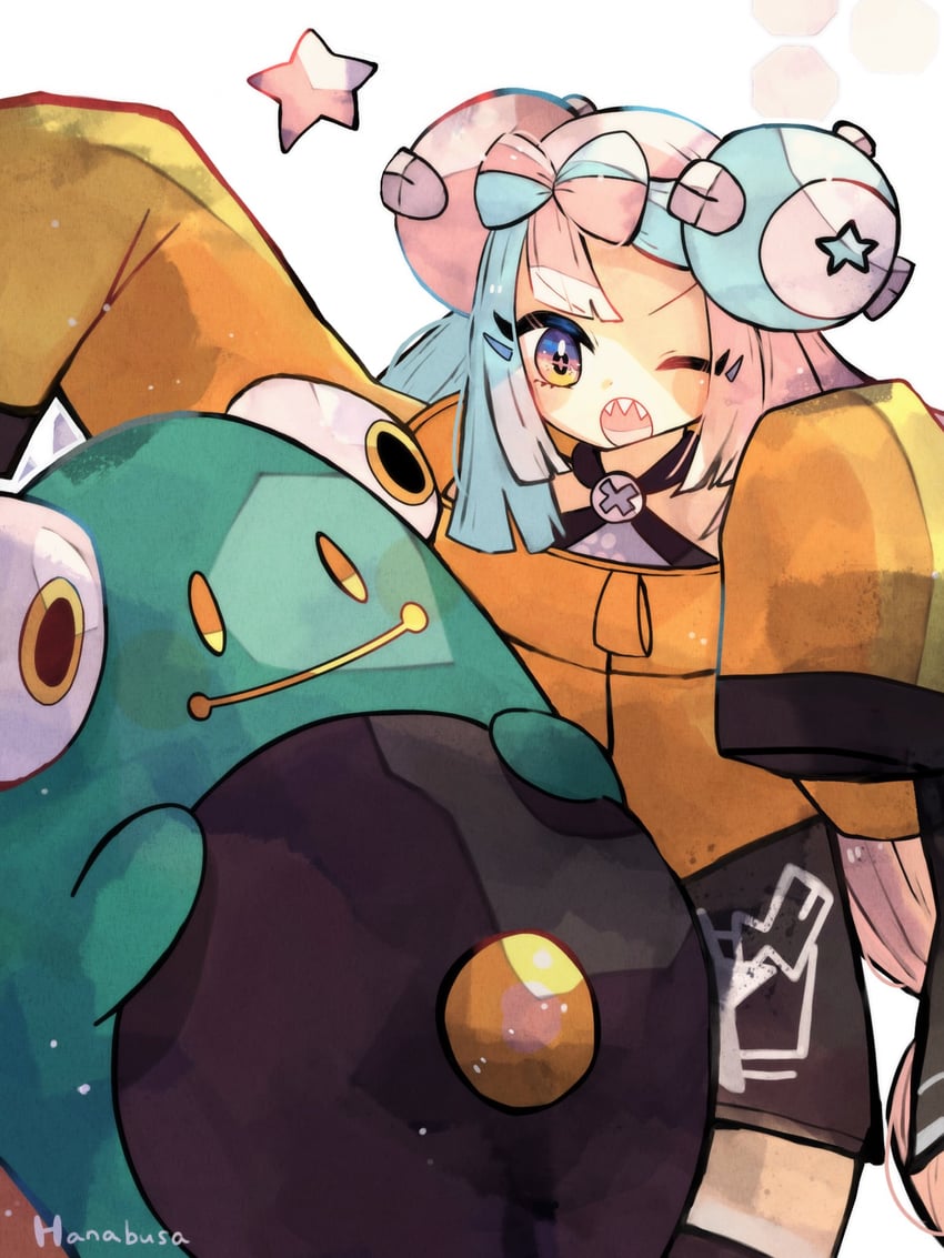 iono and bellibolt (pokemon and 1 more) drawn by hanabusaoekaki