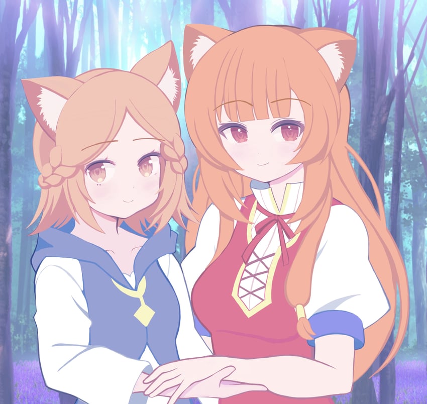 raphtalia and wyndia (tate no yuusha no nariagari) drawn by mikoko1