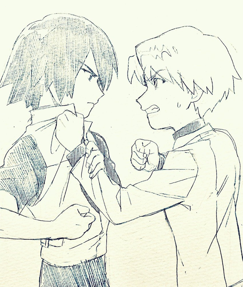 howard and kaoru (mujin wakusei survive) drawn by rakikoko
