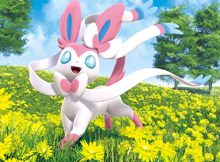 sylveon (pokemon and 1 more) drawn by 5ban_graphics