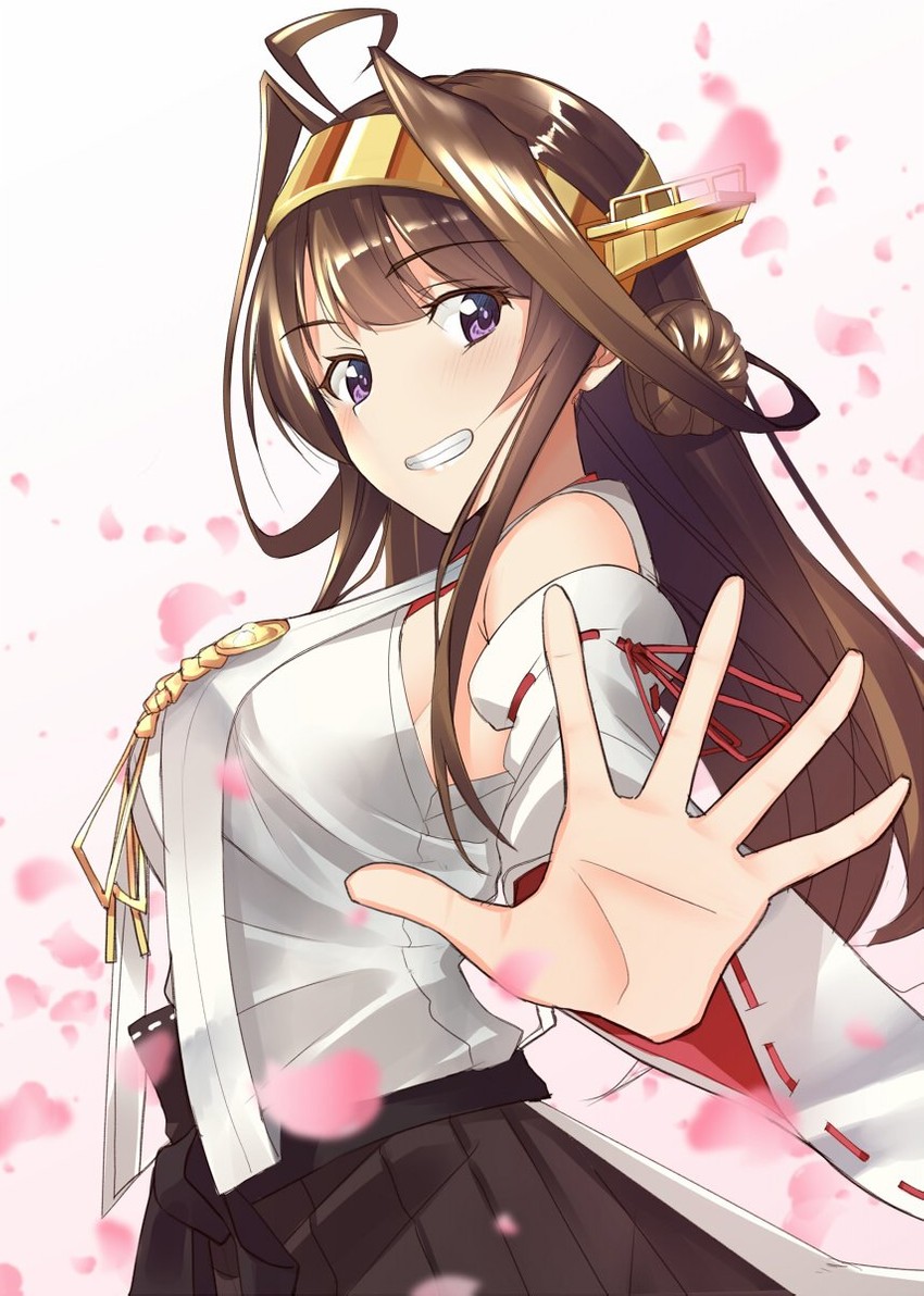 kongou and kongou kai ni (kantai collection) drawn by pallad
