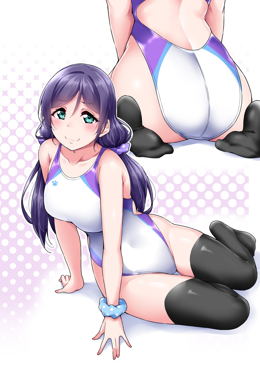 tojo nozomi (love live! and 1 more) drawn by yopparai_oni