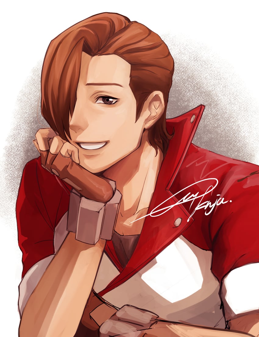 matt engarde (ace attorney and 1 more) drawn by sano_(hospital_0434)