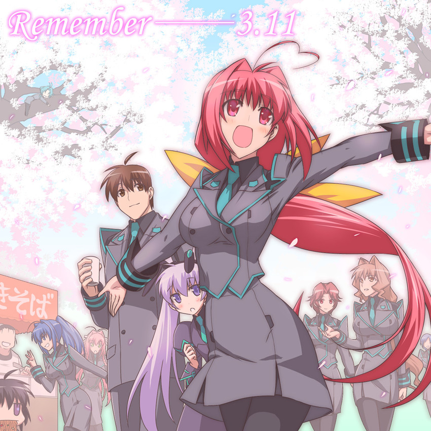 kagami sumika, hayase mitsuki, suzumiya haruka, yashiro kasumi, ayamine kei, and 5 more (muv-luv and 1 more) drawn by makishima_azusa