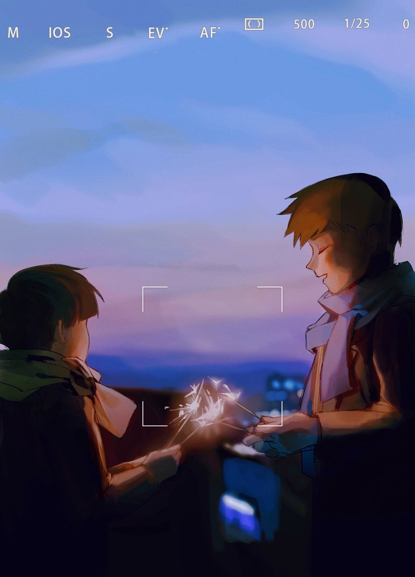 kageyama shigeo and reigen arataka (mob psycho 100) drawn by baobing