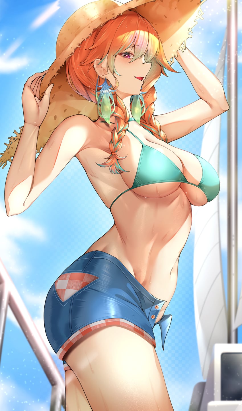takanashi kiara (hololive and 1 more) drawn by misa_pika