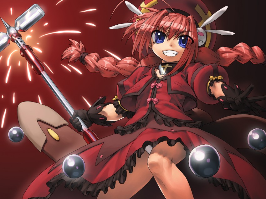 vita and graf eisen (lyrical nanoha and 3 more) drawn by chyko