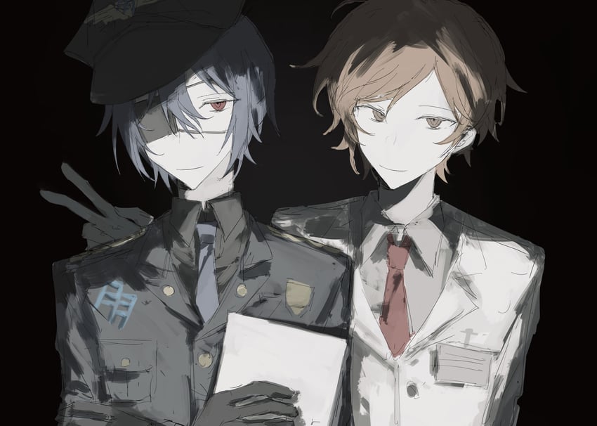 maeda yuki and kinjou tsurugi (danganronpa and 2 more) drawn by sutoroboraito