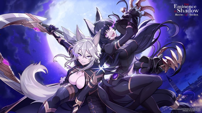 delta and zeta (kage no jitsuryokusha ni naritakute! and 1 more)