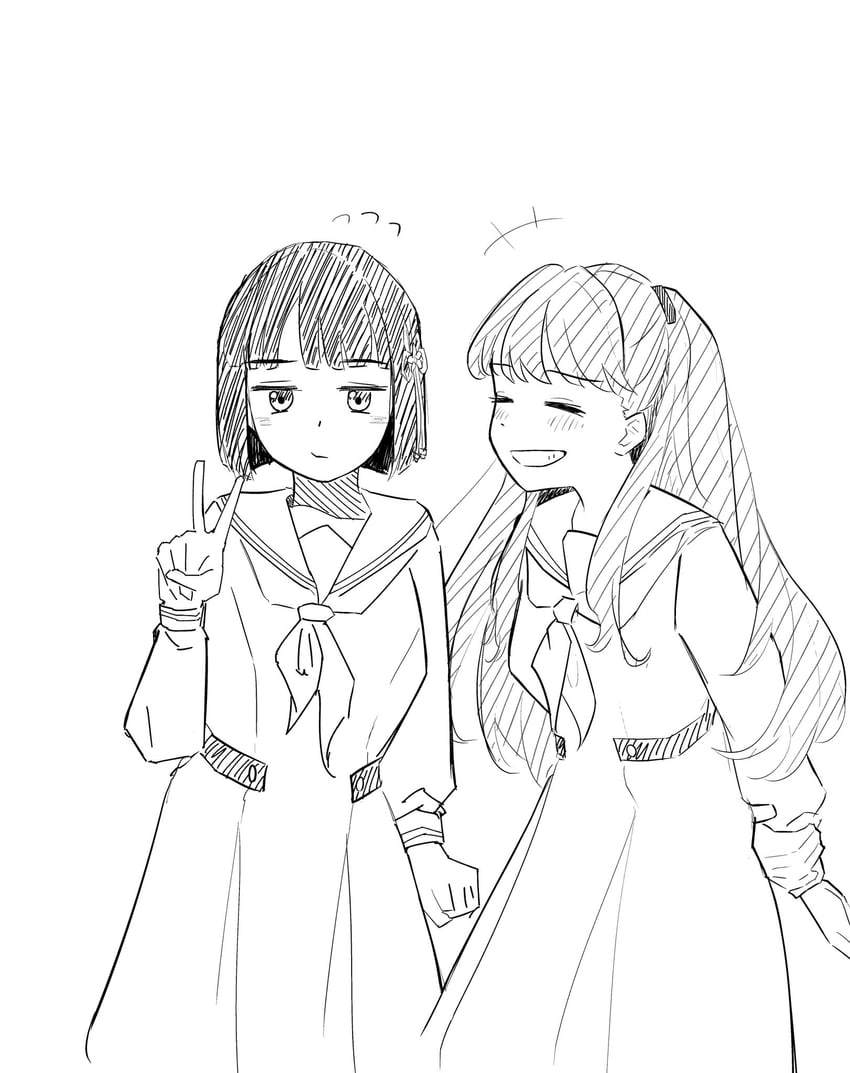 fujishima megumi and momose ginko (love live! and 1 more) drawn by mantle_(working_1220)
