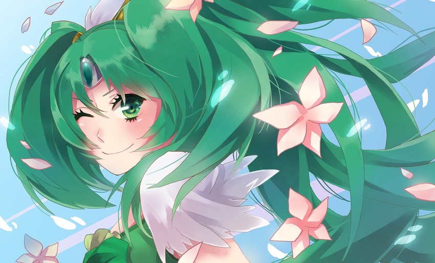 midorikawa nao and cure march (precure and 1 more) drawn by teasage