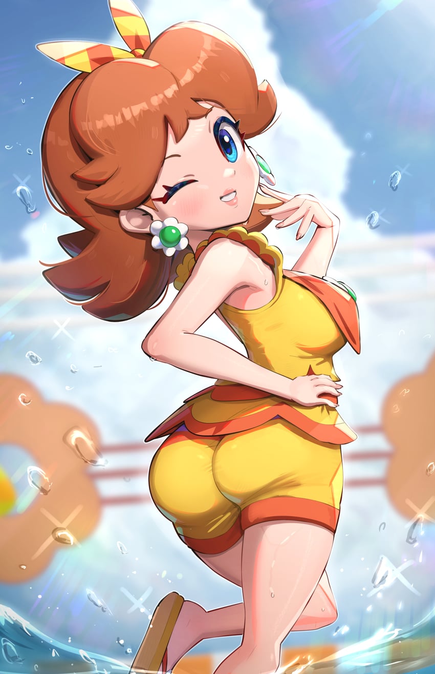princess daisy (mario and 2 more) drawn by gonzarez
