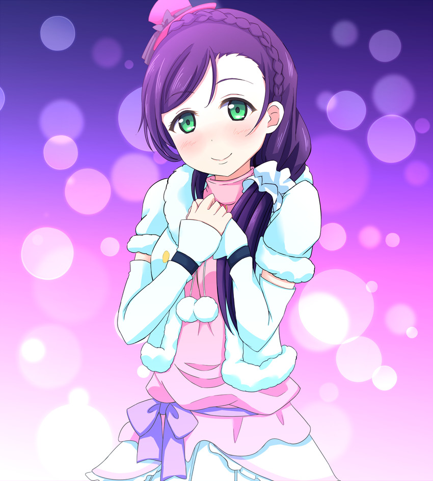 tojo nozomi (love live! and 1 more) drawn by denshinbashira_(bashirajio!)