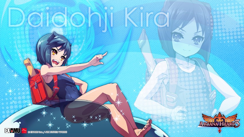 daidouji kira (arcana heart and 1 more) drawn by akaga_hirotaka