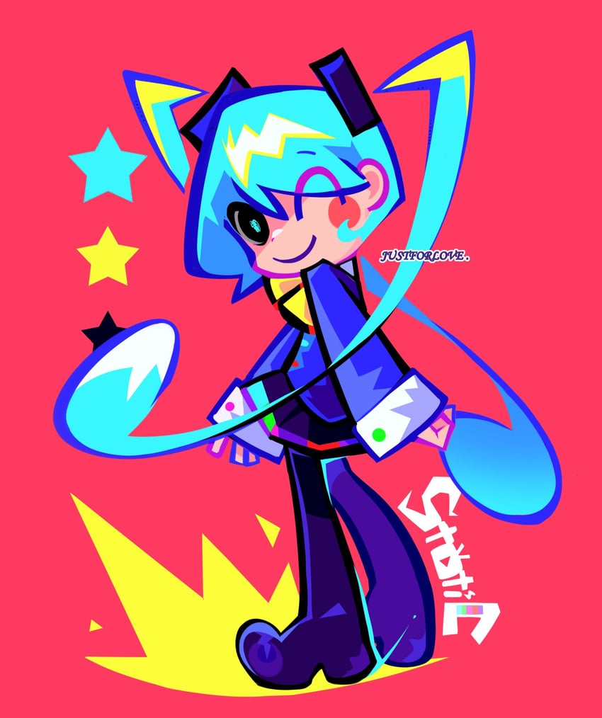 hatsune miku (vocaloid and 1 more) drawn by dawnstar_(xiaoxing)