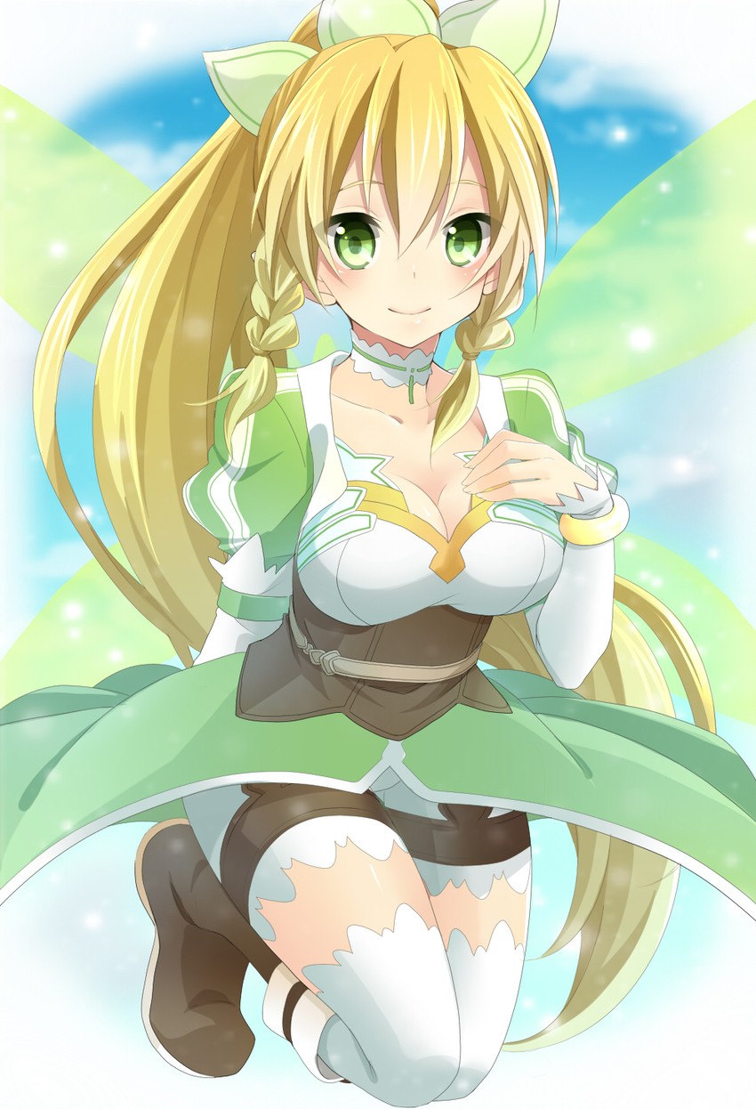 leafa (sword art online) drawn by i_m_a