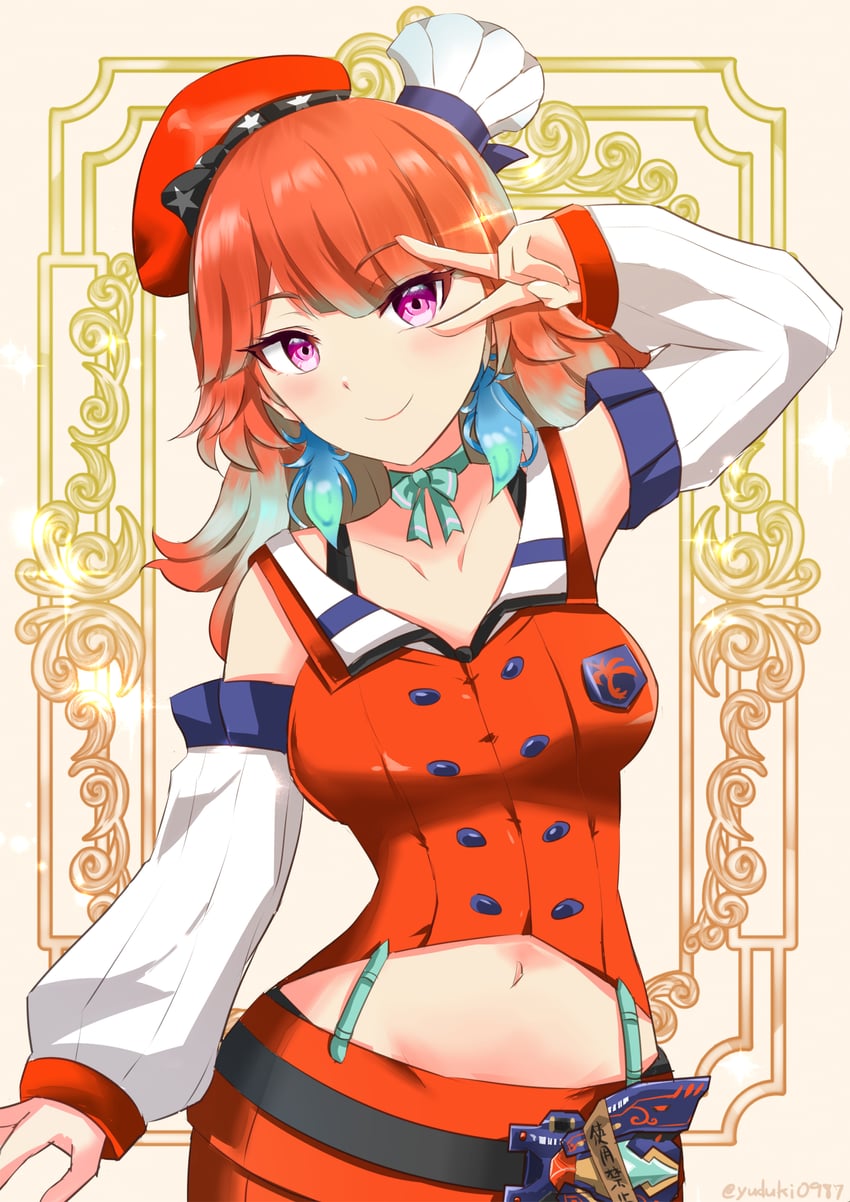 takanashi kiara (hololive and 1 more) drawn by maskmate2003
