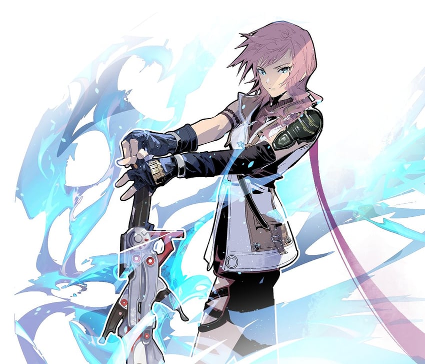 lightning farron (final fantasy and 1 more) drawn by cofffee