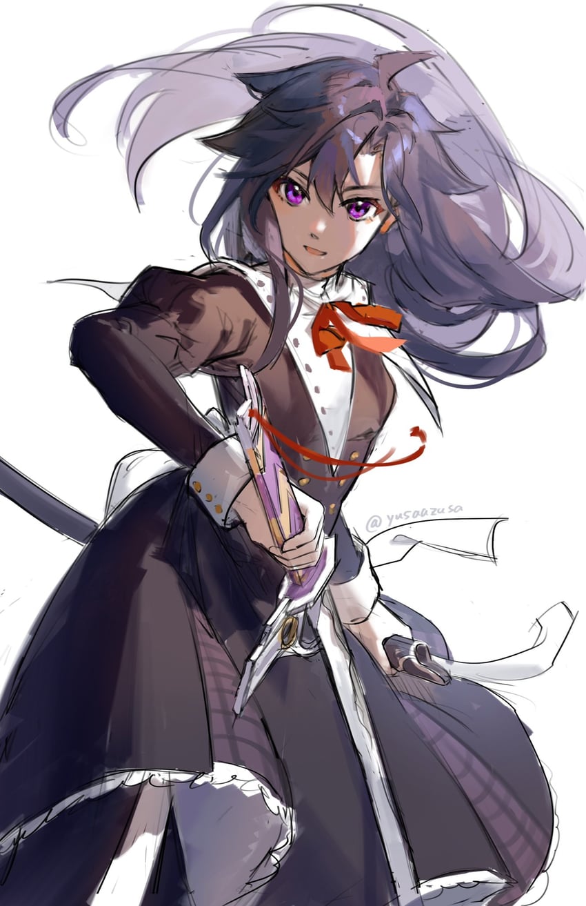 rean schwarzer (eiyuu densetsu and 1 more) drawn by yusaazusa