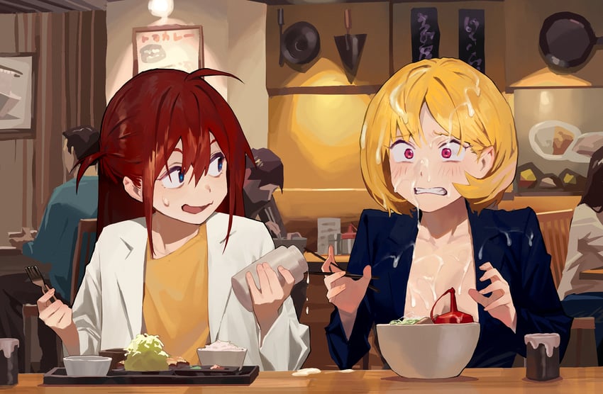 sekoshi and hipa (original and 1 more) drawn by some1else45