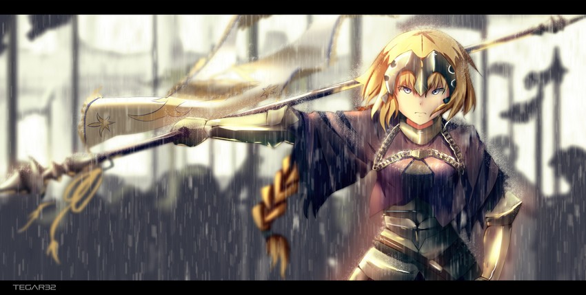 jeanne d'arc (fate and 2 more) drawn by gar32