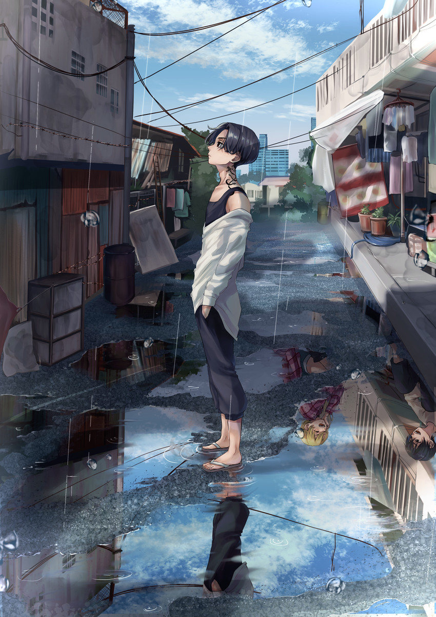 sano manjirou and sano emma (tokyo revengers) drawn by maco_(crea-0328)