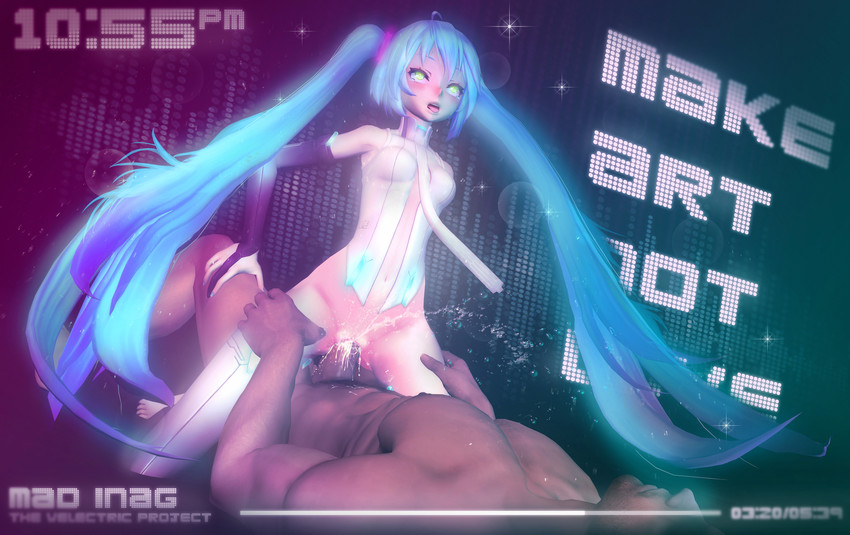 hatsune miku (vocaloid) drawn by welectric