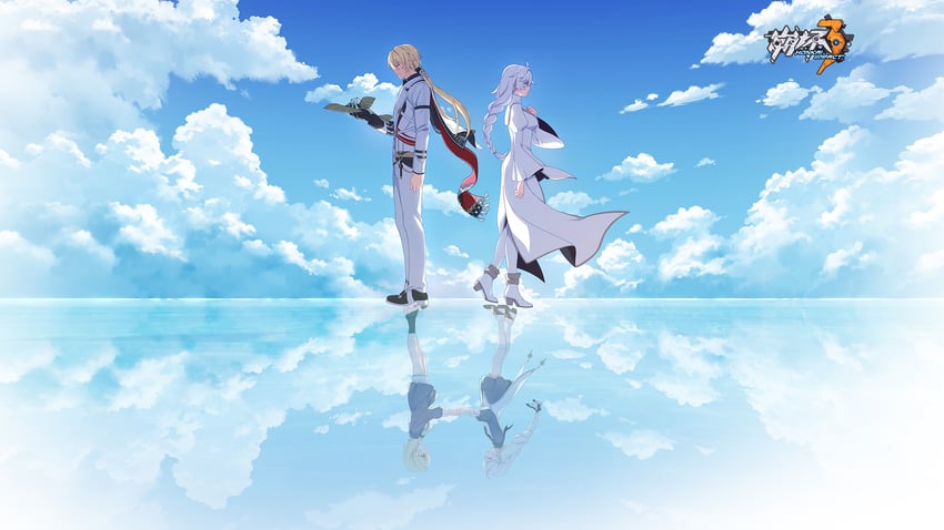 kallen kaslana and otto apocalypse (honkai and 1 more)