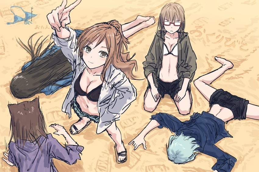 hikawa hina, imai lisa, toyama kasumi, hanazono tae, and yamato maya (bang dream!) drawn by bullfalk