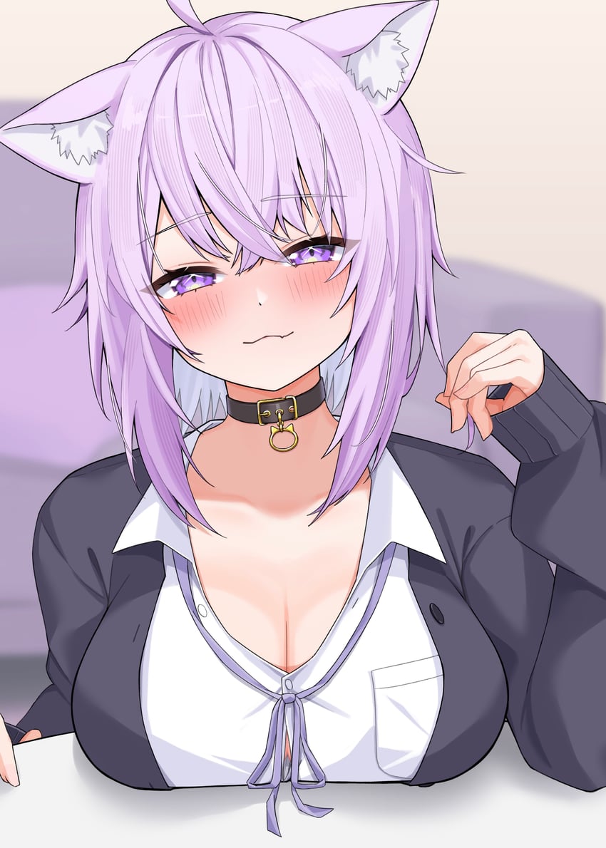 nekomata okayu (hololive) drawn by ai_(u_e_o_o)