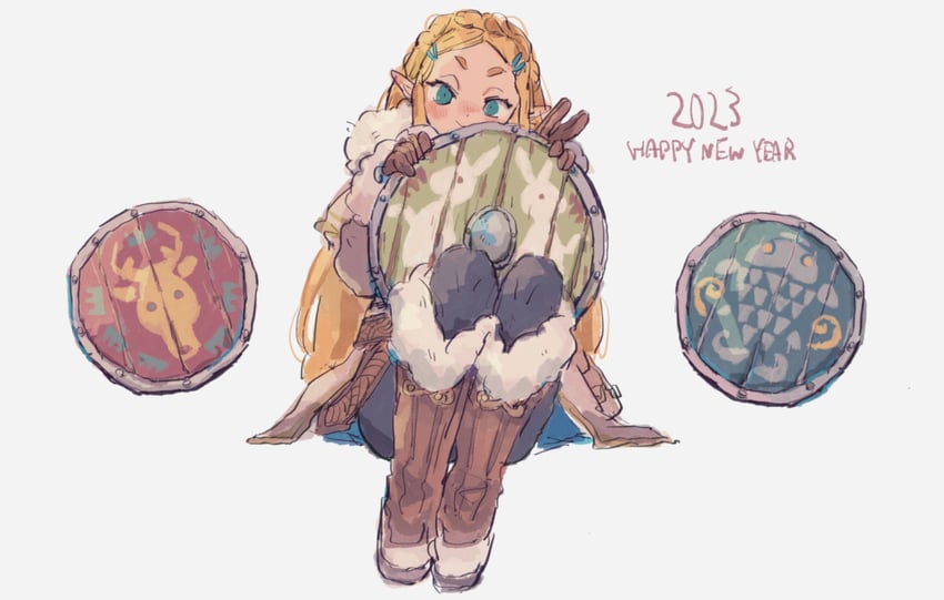 princess zelda (the legend of zelda and 1 more) drawn by 723_(yamenkaaa)