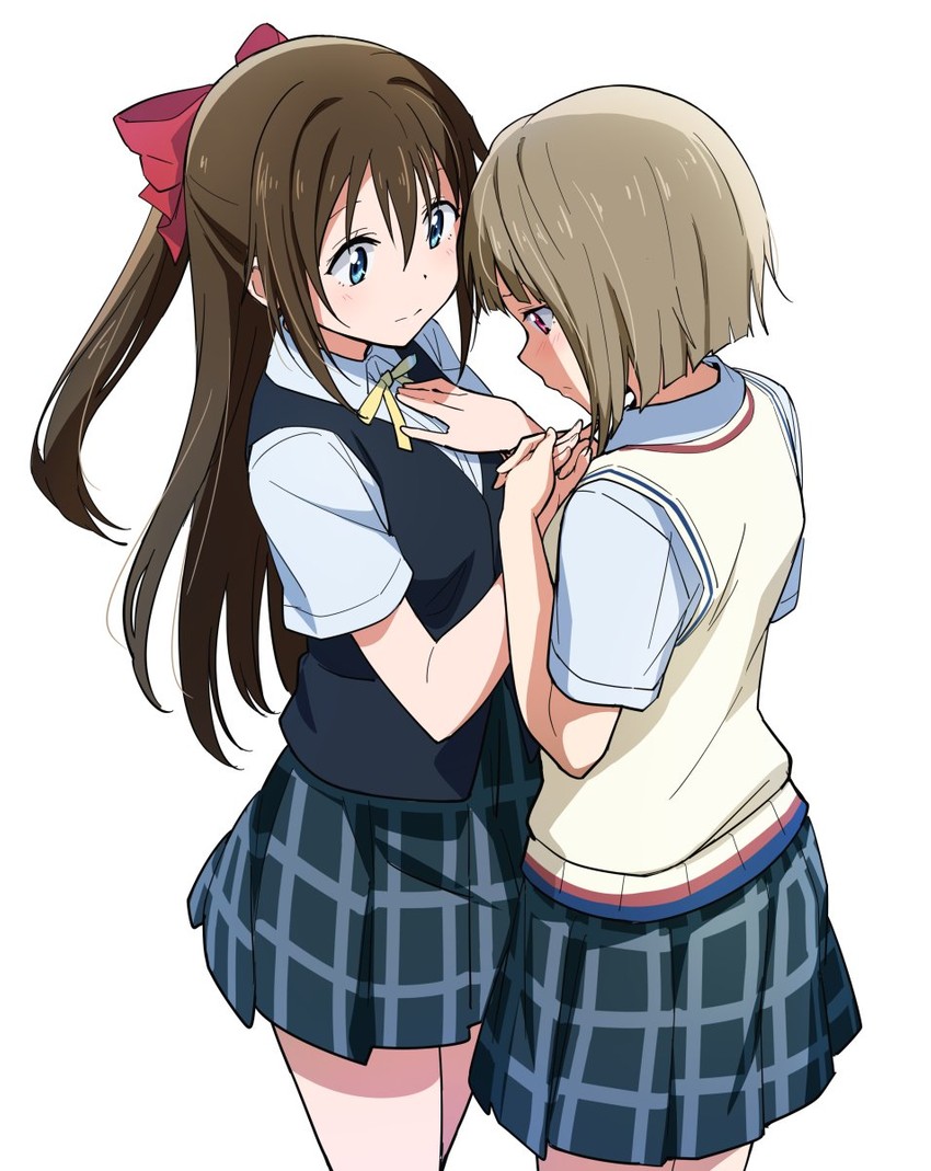 osaka shizuku and nakasu kasumi (love live! and 1 more) drawn by fumarusan
