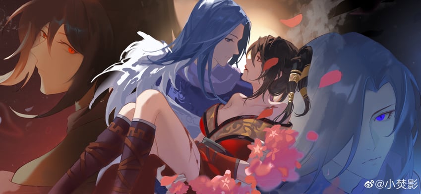 chi lian and baifeng (qinshi mingyue) drawn by xiao_fen_ying